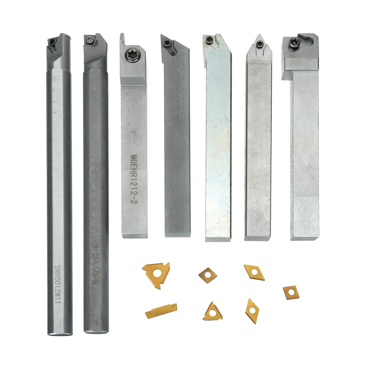 Wood Lathe Tool Set - 12mm Shank Indexable Carbide Insert for Turning & Boring - Image 3
