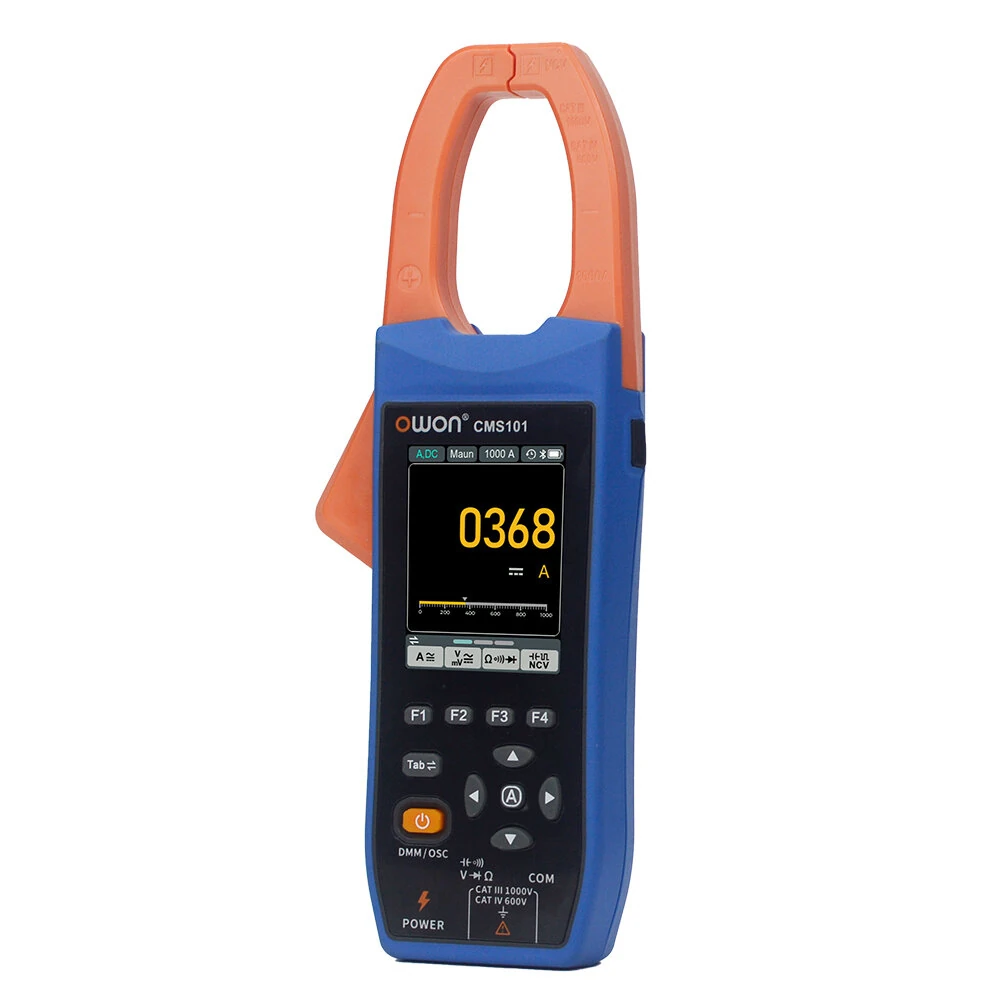 OWON CMS101 3-in-1 Clamp Meter Multimeter Oscilloscope | 1000V 1000A AC/DC - Image 2