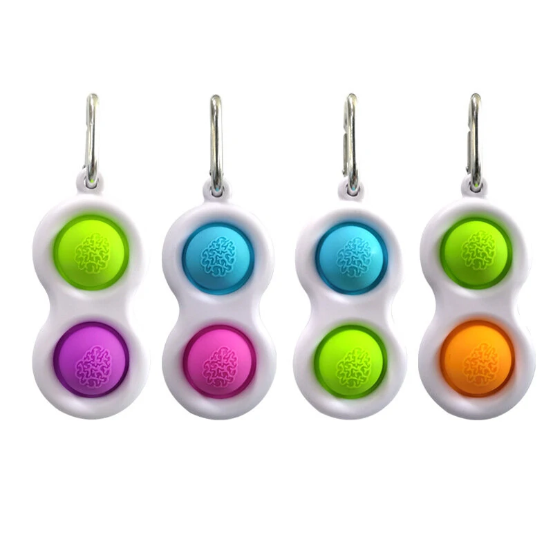 Pattern Finger Bubble Music Keychain - Decompression Press Board & Pendant for EDC - Image 2
