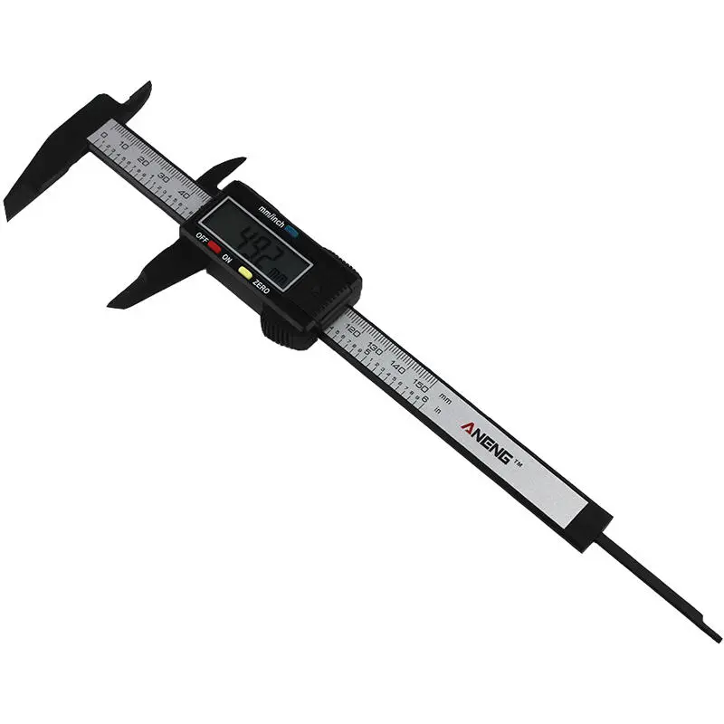 ANENG 6 Digital Caliper - 150mm LCD Vernier Micrometer | Carbon Fiber - Image 5