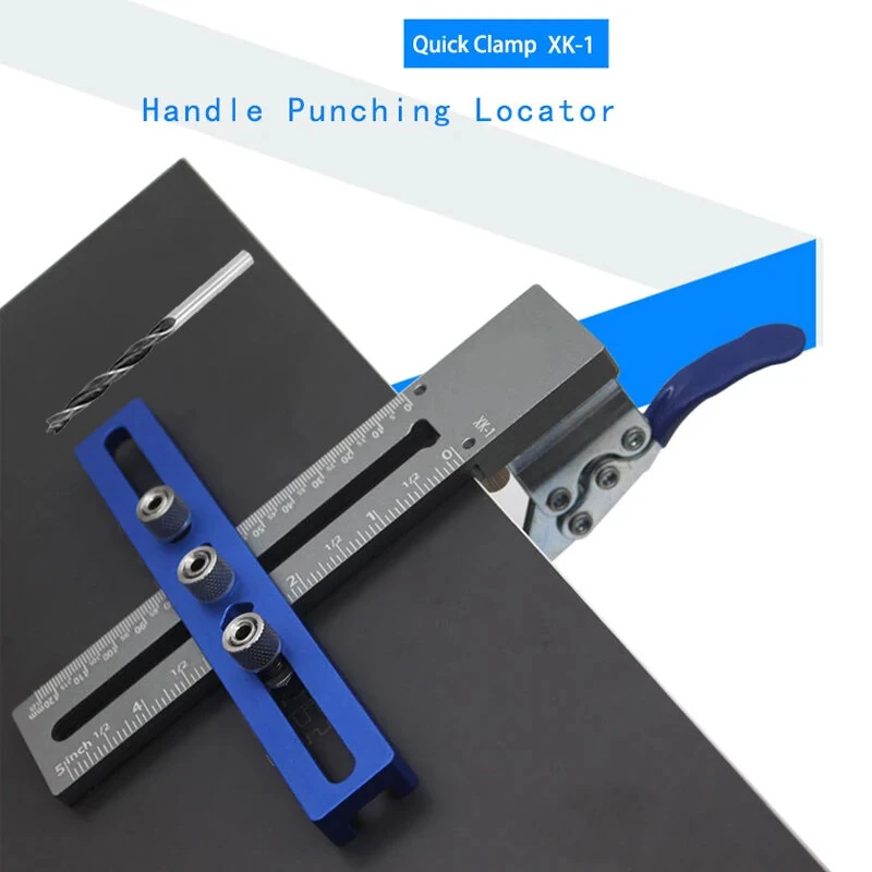 XK-1 Drill Guide Punching Locator | Aluminum Alloy Adjustable Hole Jig 8-28mm - Image 4