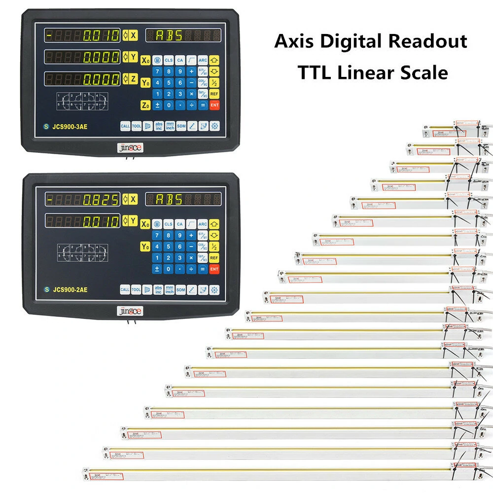 Machifit 2/3 Axis CNC Milling Digital Readout Display | 50-1000mm Linear Scale for Lathe - Image 5