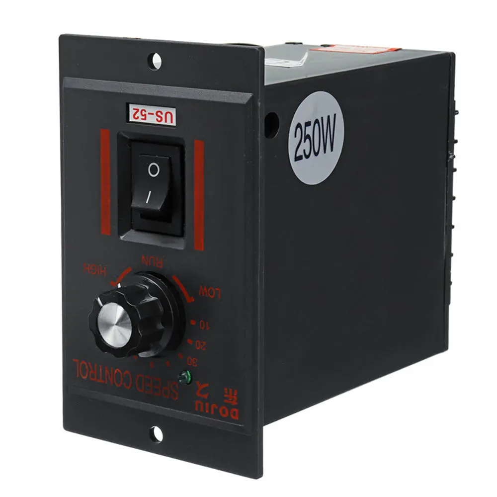 220V 250W Motor Speed Controller - 90~1700RPM Variable Speed Control Switch - Image 4