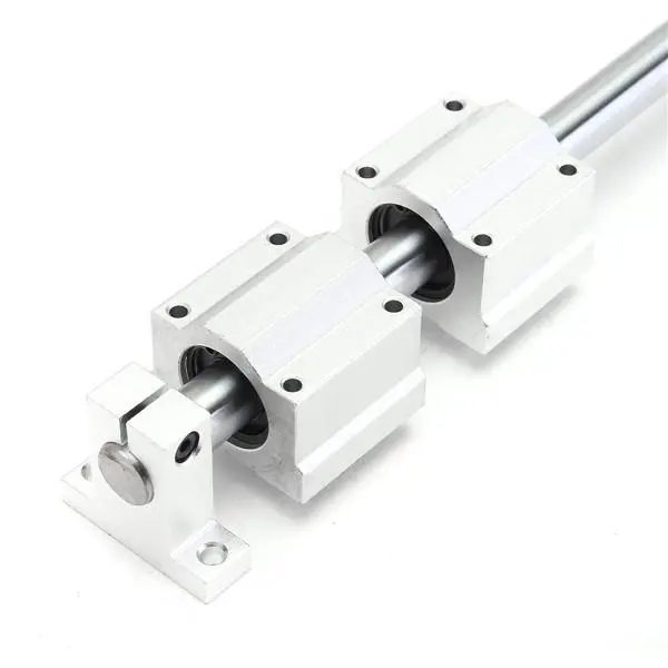 Machifit 16mm x 1000mm Linear Rail Shaft with Bearing Block | CNC Guide Support - Image 4