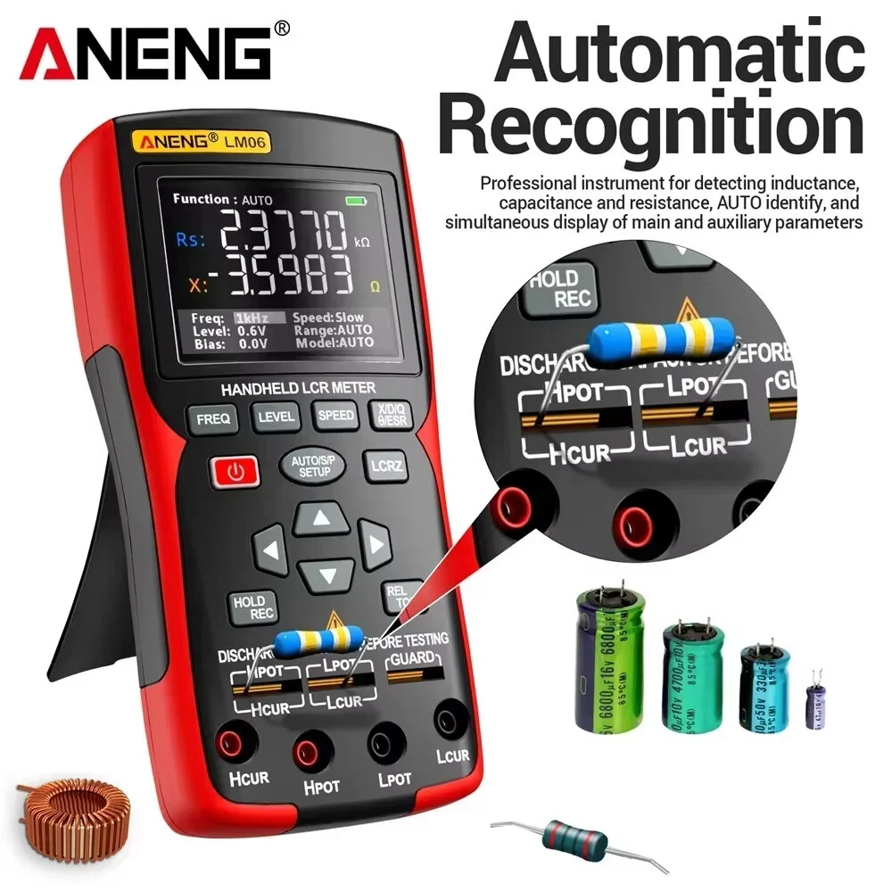 ANENG LM06 LCR Meter - 100KHz Tester for Capacitance Inductance Resistance - Image 5