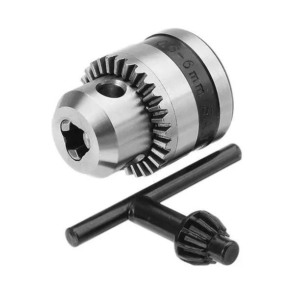 SAN OU 0.6-6mm Keyed Drill Chuck Adapter | B10 Thread for Electric Drill - Image 2
