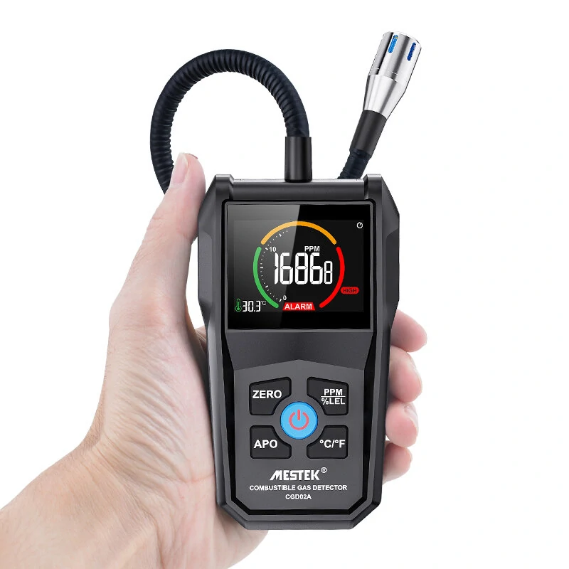 MESTEK CGD-02A Digital Gas Leak Detector | Combustible Gas Tester & Air Quality Monitor - Image 2
