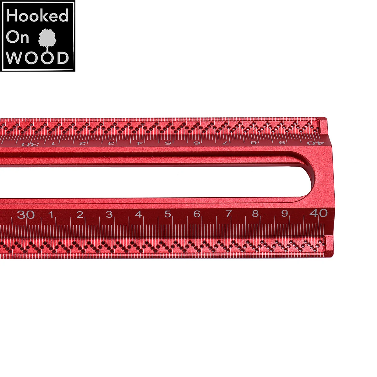 HONGDUI MT-2465 PRO Scriber Marking T Square Ruler - 400mm Aluminum Alloy - Image 4
