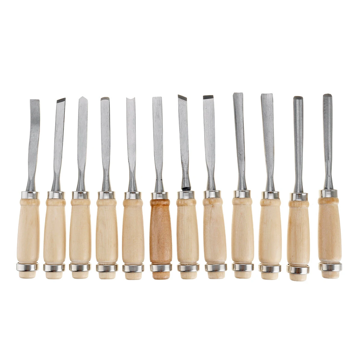 12Pcs Wood Carving Chisel Set - Professional Woodworking Gouges & Hand Tools - Image 3