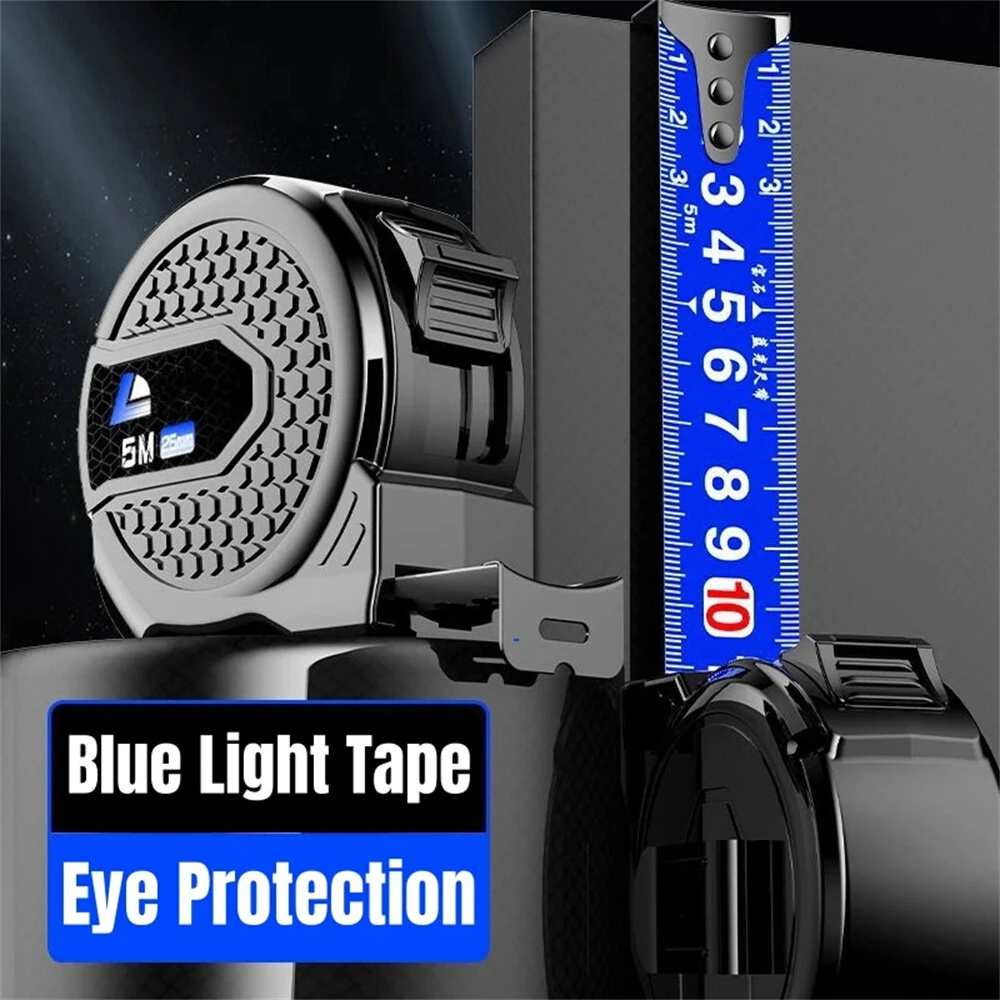 Retractable Tape Measure - 5M 10M High-Precision Steel | ABS Shell & Wear-Resistant Hook - Image 3