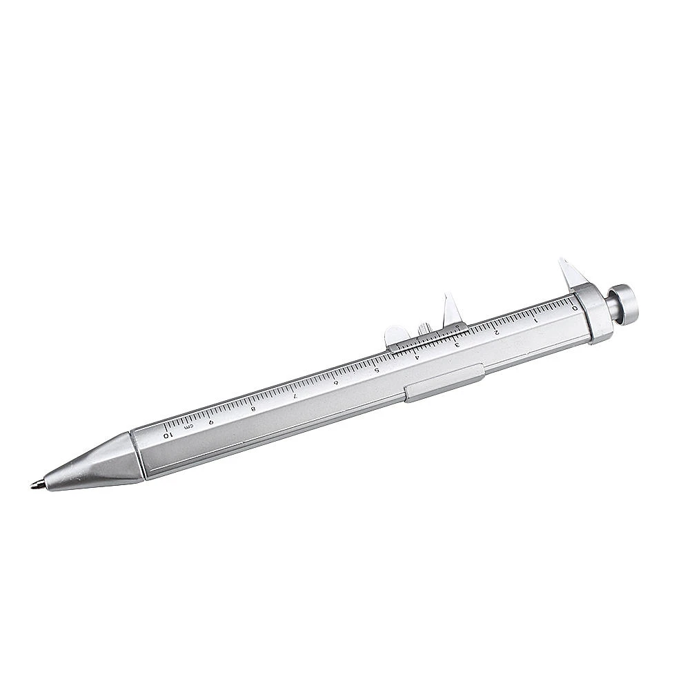 Plastic Vernier Caliper Ruler - 10-Piece Pen Shape Measuring Tool Set - Image 5