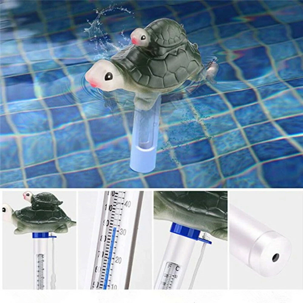 Cute Turtle Floating Pool Thermometer - SPA Float Temperature Gauge | PXPF - Image 2