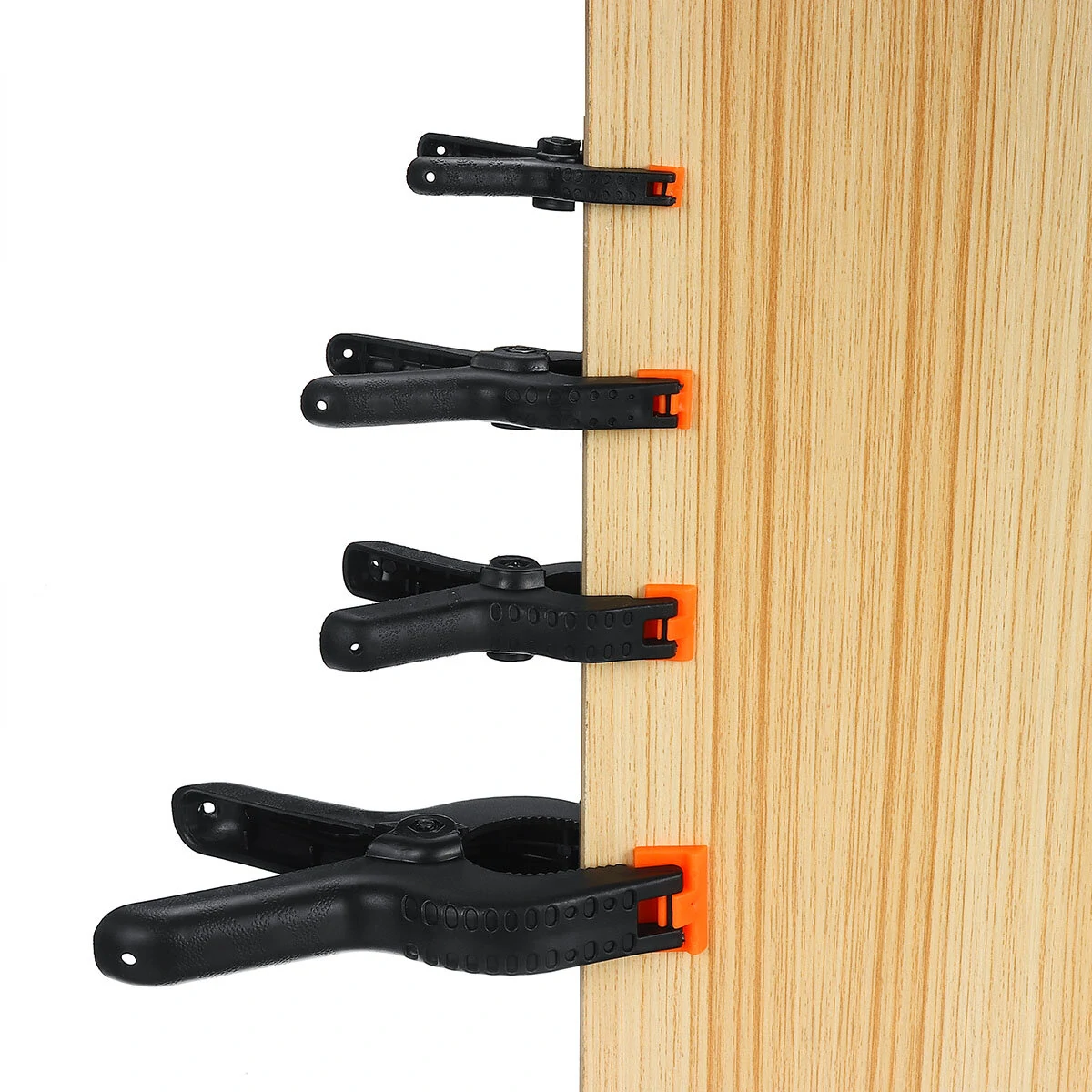 Toggle Clamps - 6 Size Spring Clamp Set for Woodworking & DIY - 2 Hard Plastic Grip - Image 2