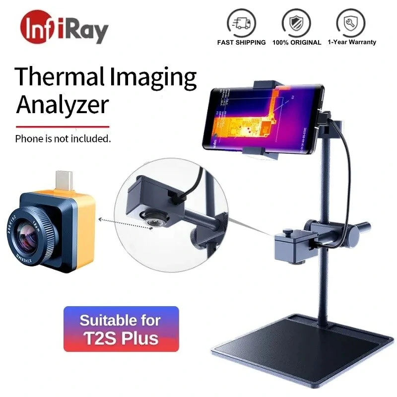 Infiray T2S Plus T2L Thermal Camera - PCB Diagnostic Tool with Aluminum Alloy Base - Image 2