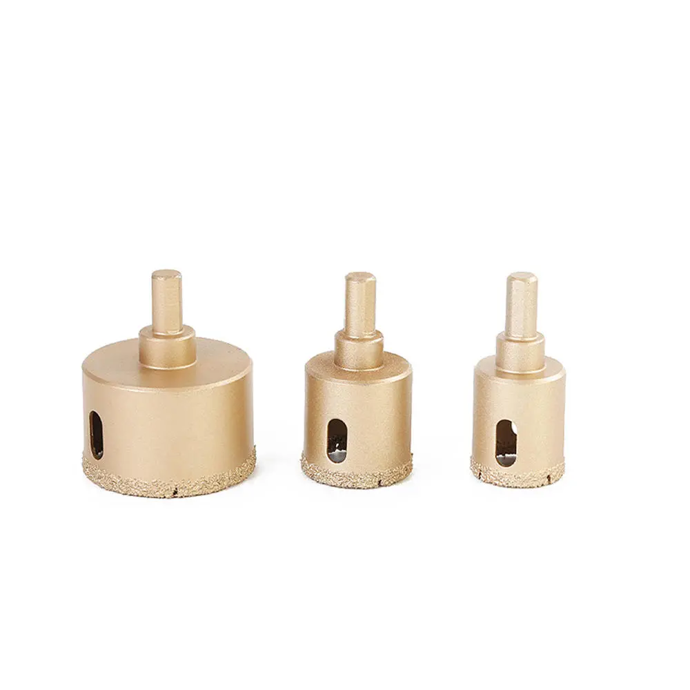 Drillpro 25-60mm Hole Saw Cutter | Brazed for Tile Ceramic Glass & Marble - Image 2