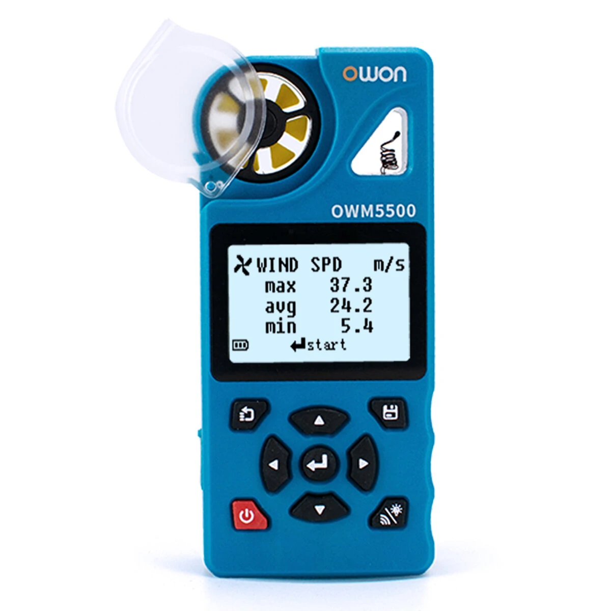 OWON OWM5500 Smart Anemometer | 7-in-1 Wind Meter, USB-C Rechargeable & App Control - Image 2