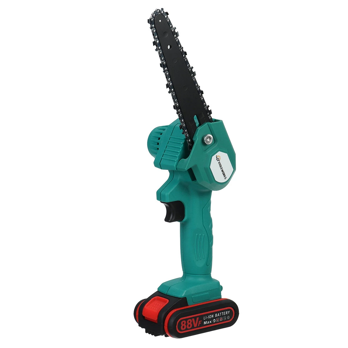 88VF Cordless Chain Saw - 1200W 6 Inch One-Hand Electric Saw with 2 Batteries - Image 4