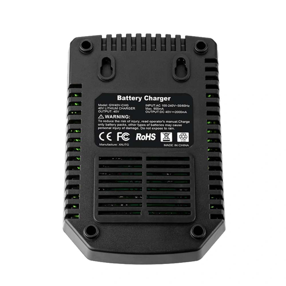 Greenworks 40V Battery Charger | 2A Fast Charging | US EU UK AU Plugs - Image 4