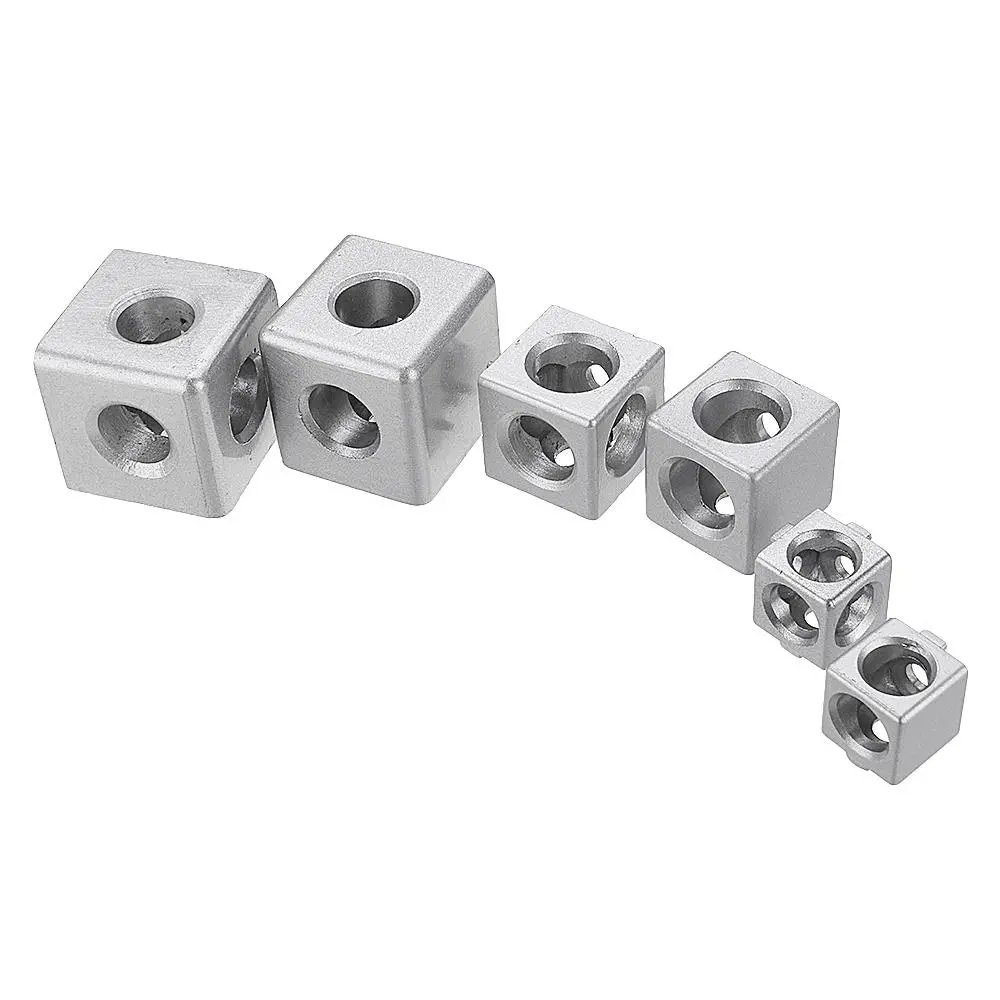Machifit Aluminum Angle Connector - 2/3 Hole Corner Bracket for 2020 3030 4040 Series - Image 3