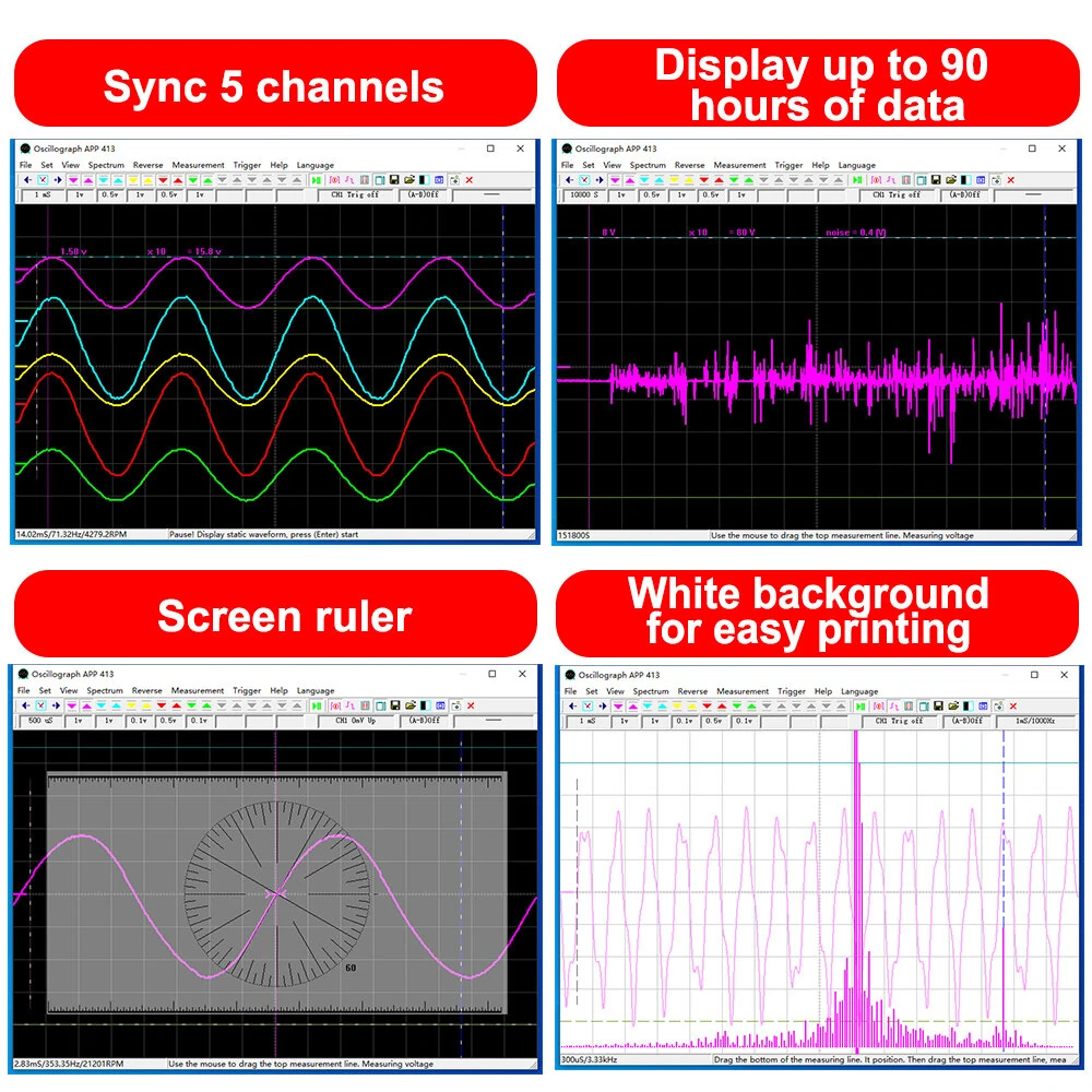 TOOLTOP ET601/ET602 5-Channel Wireless Oscilloscope | Wi-Fi USB Car Repair Tool - Image 5
