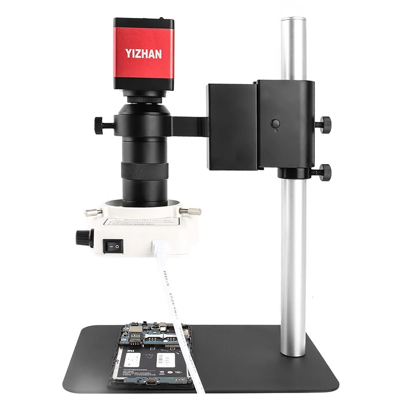 XVH2003 Industrial Microscope Camera | 130x Magnification 1080P HD | Adjustable Ring Light & Compact Design - Image 3