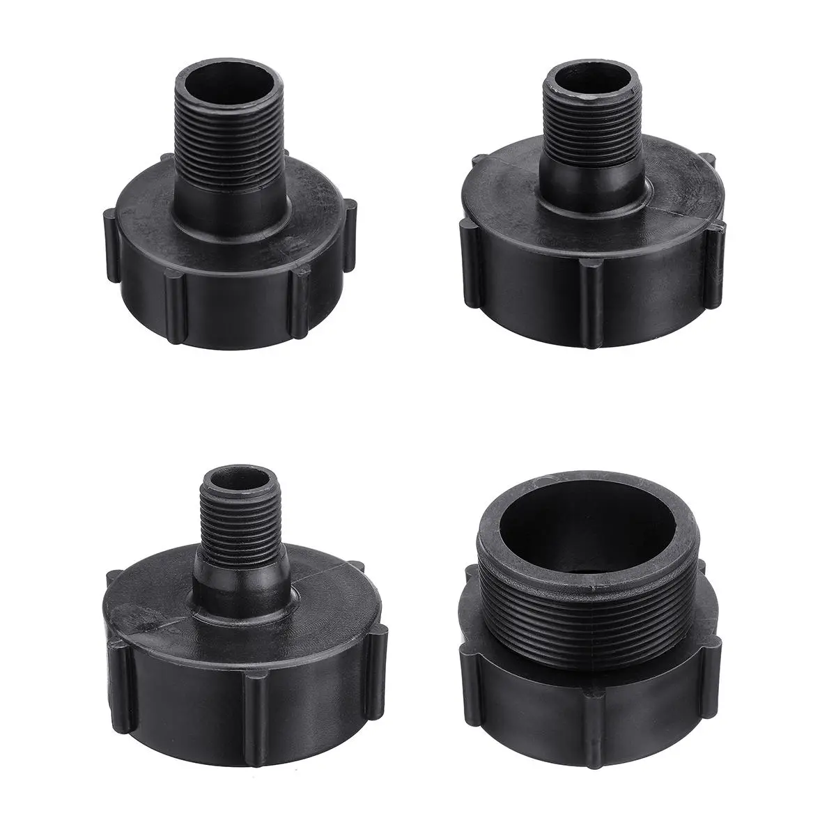 IBE 1000L Tote Tank Drain Adapter - Coarse Thread Garden Hose Adapter - Image 2
