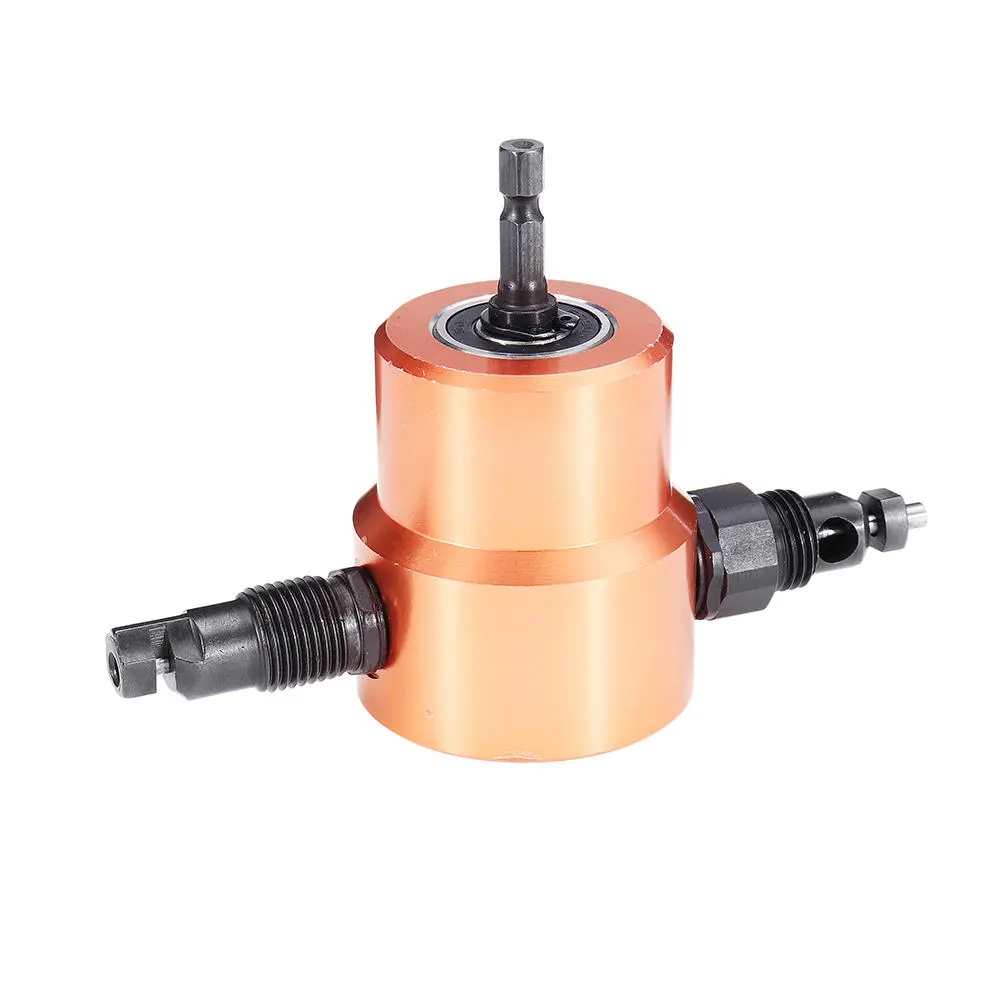 Drillpro 7Pcs Metal Sheet Nibbler Cutter Drill Attachment | 360 Degree Double Head - Image 5