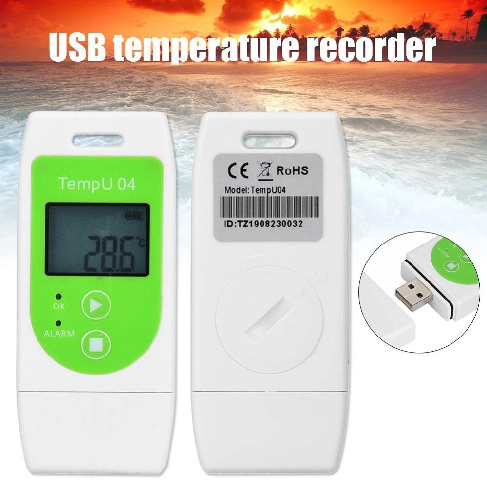 PI669 USB Temperature Humidity Logger - High Precision Data Recorder | Reusable PDF CSV - Image 2