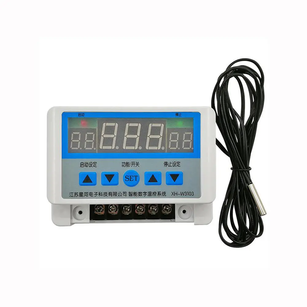 Digital Thermostat 30A - 220V AC 12V/24V DC Temperature Switch | 6600W Max - Image 2