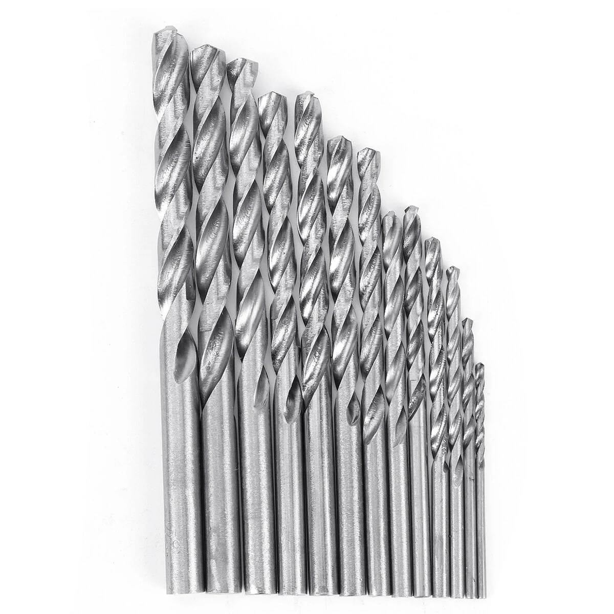 HSS Straight Shank Twist Drill Bit Set - 13PCS Fully Ground with Metal Case - Image 4