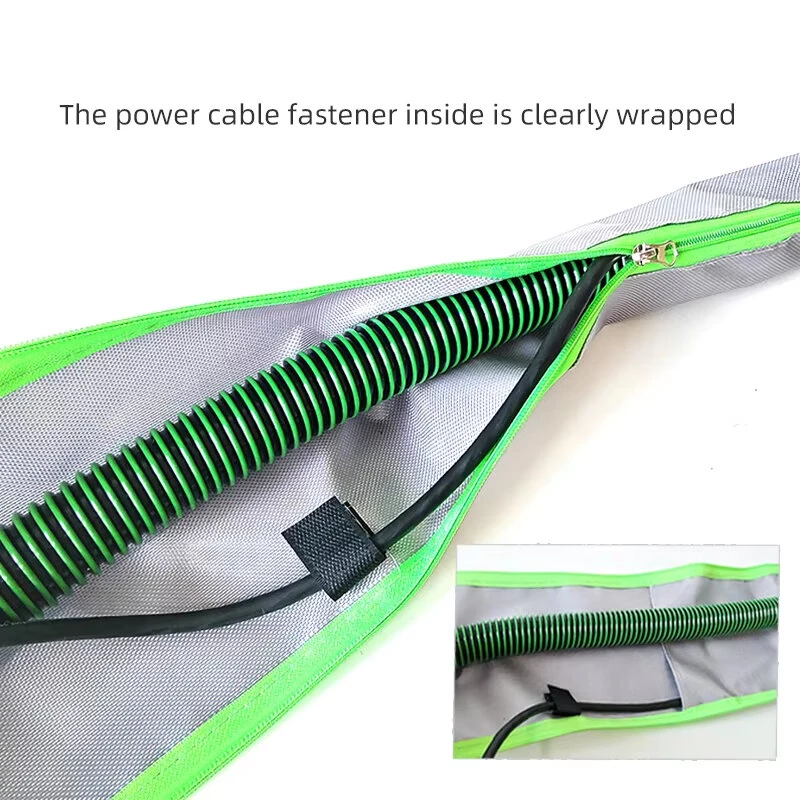 Mirka Festool Vacuum Hose Cover - 3.5m Dust Extractor Sleeve, Grey and Green - Image 3
