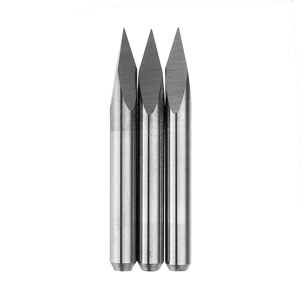 Drillpro 10pcs CNC Engraving Bits - 3.175mm Shank 0.1-0.3mm Tip | PCB Tool - Image 4