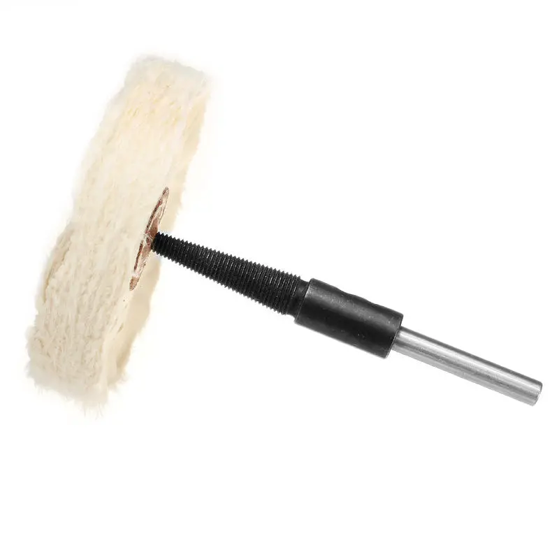 Felt Wool Polishing Wheel Set - 4 Inch Drill Adapter | Electric to Polisher - Image 4