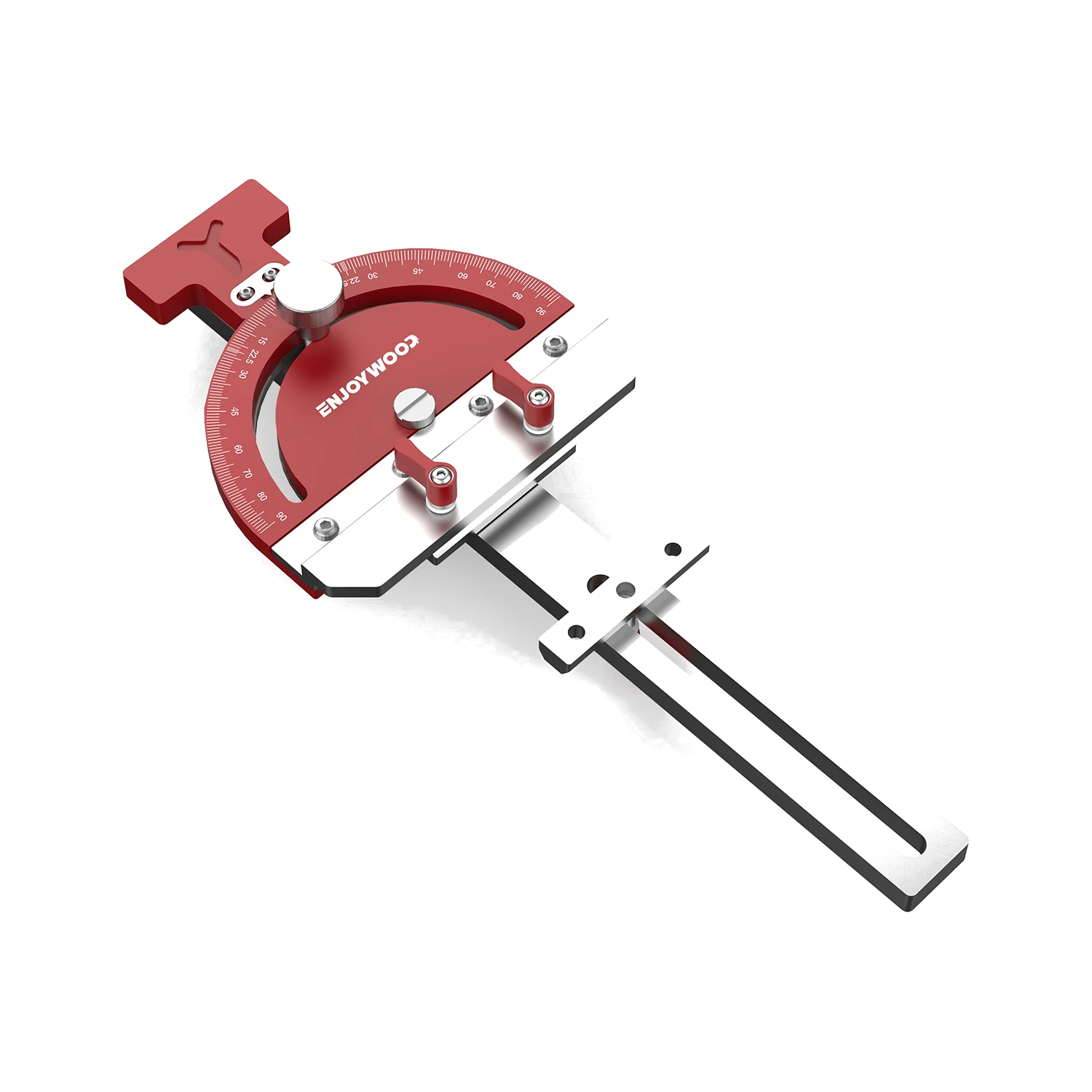 ENJOYWOOD Adjustable Track Saw Guide Square - Multi-Angle & Right Angle Guide for Makita Festool DeWalt - Image 3