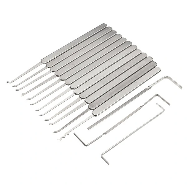 DANIU 12Pcs Lock Pick Set - Professional Locksmith Tools with Transparent Practice Locks - Image 2
