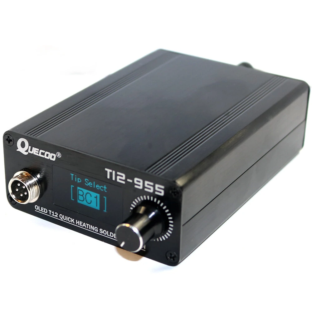 STM32 T12-955 V2.1s Soldering Station - 1.3 Inch OLED Digital Solder Iron - Image 4