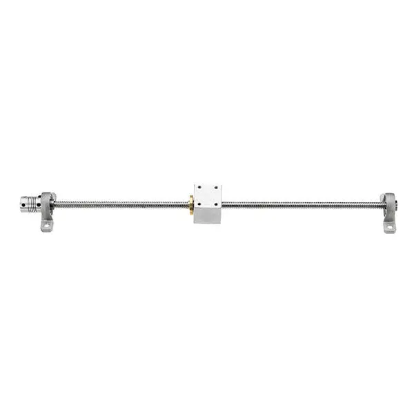 Machifit T8 500mm Lead Screw Set - with Nut Housing Bracket & Coupling for CNC - Image 3
