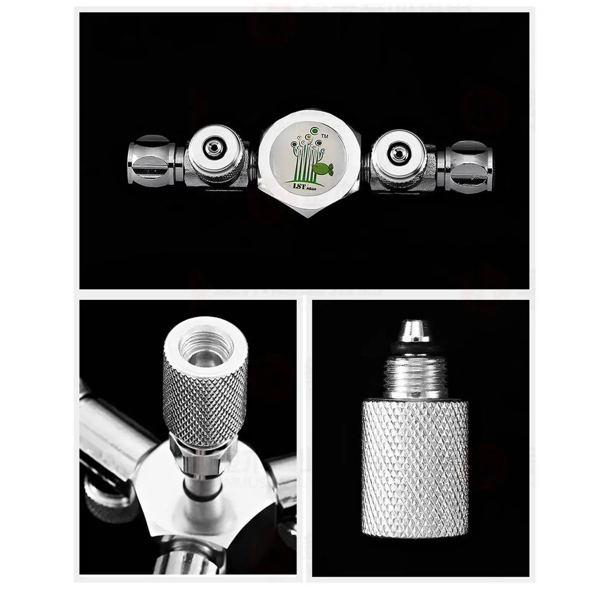 CO2 Splitter Valve - 2 to 6 Way Brass Connector for Aquarium Plant Tank Regulator - Image 2