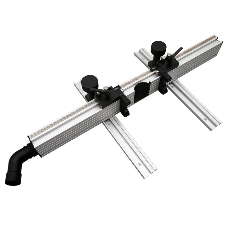 ENJOYWOOD Drill Press Table Fence - Aluminum Alloy 715mm/920mm with Dust Collection - Image 3