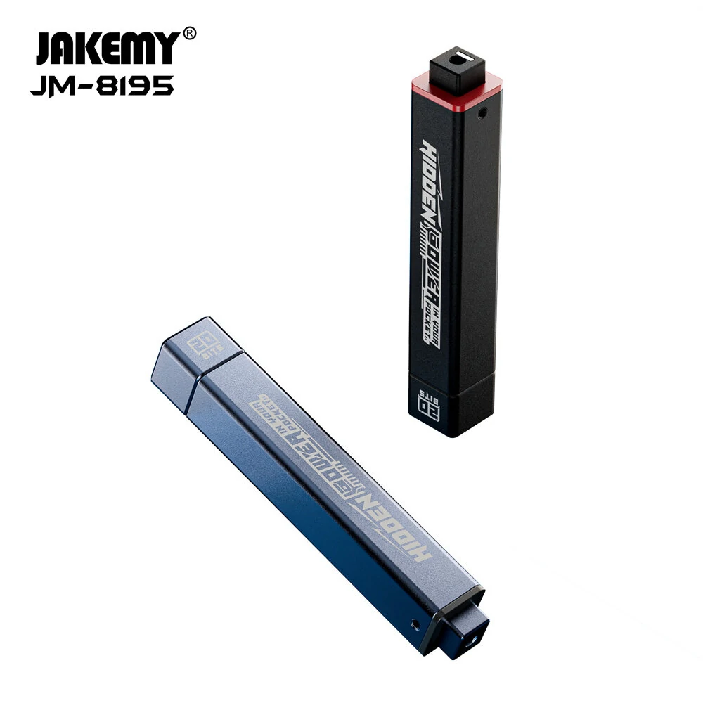 JM-8195 Magnetic Precision Screwdriver | 10Pcs Bits & Strong Magnetic Handle - Image 3