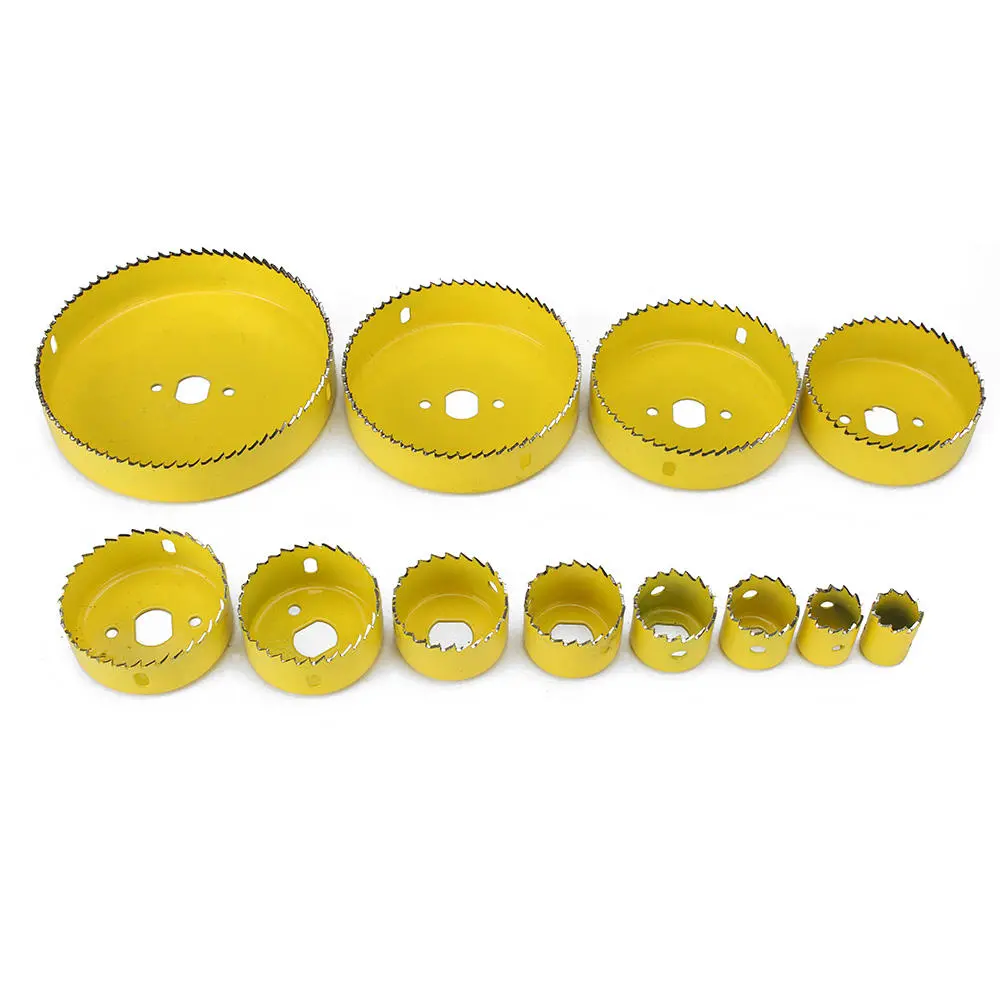 11-16Pcs Alloy Hole Saw Cutter Set | 19-127mm for Wood, PVC & Gypsum Board - Image 5