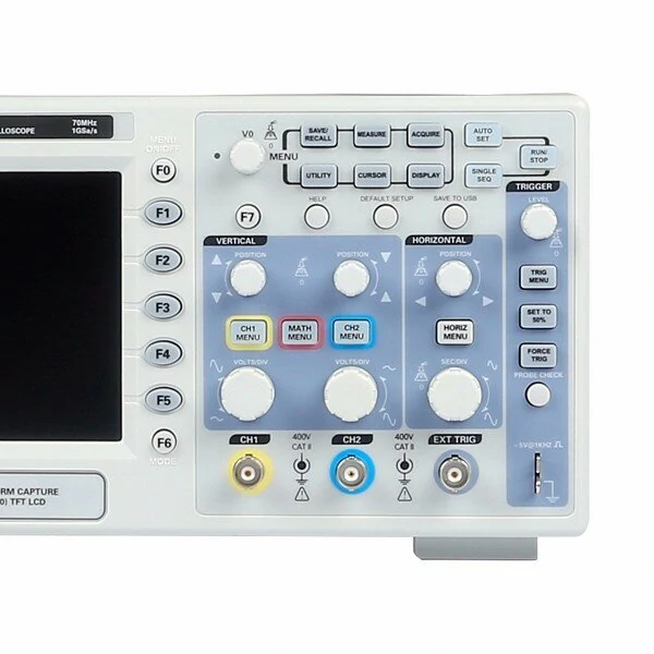 Hantek DSO5072P Oscilloscope - 70MHz 2 Channel 1GSa/s - 7 inch TFT LCD - Image 5