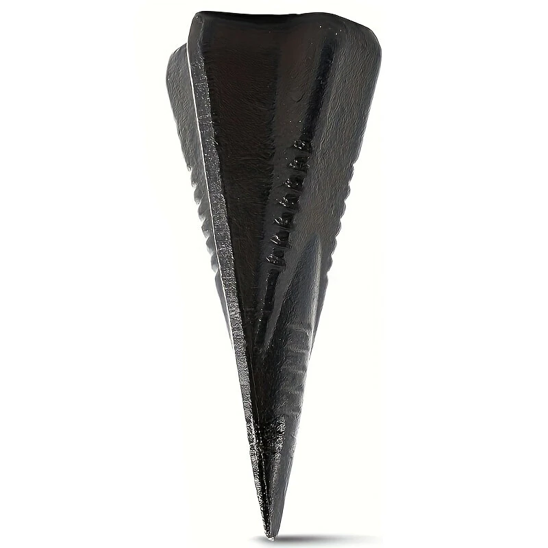 Manual 4-Way Log Splitter - Diamond Steel Wedge with Anti-Rust Coating | Labor Saving Sledgehammer Tool - Image 2