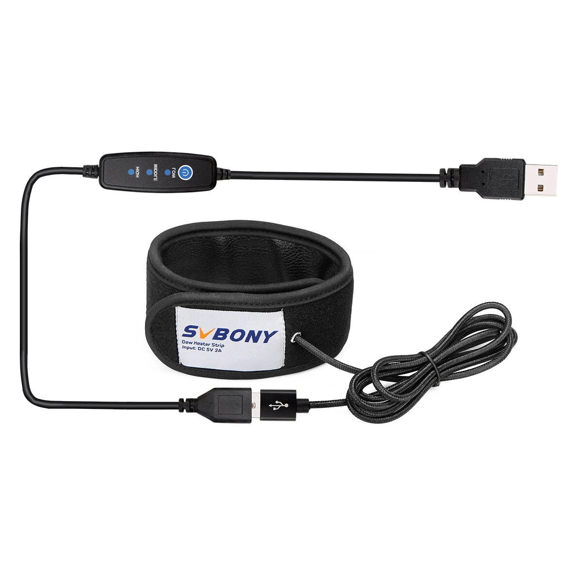 SVBONY SV172 Dew Heater Strip for Telescopes & Camera Lens | w/ Temperature Regulator - Image 2