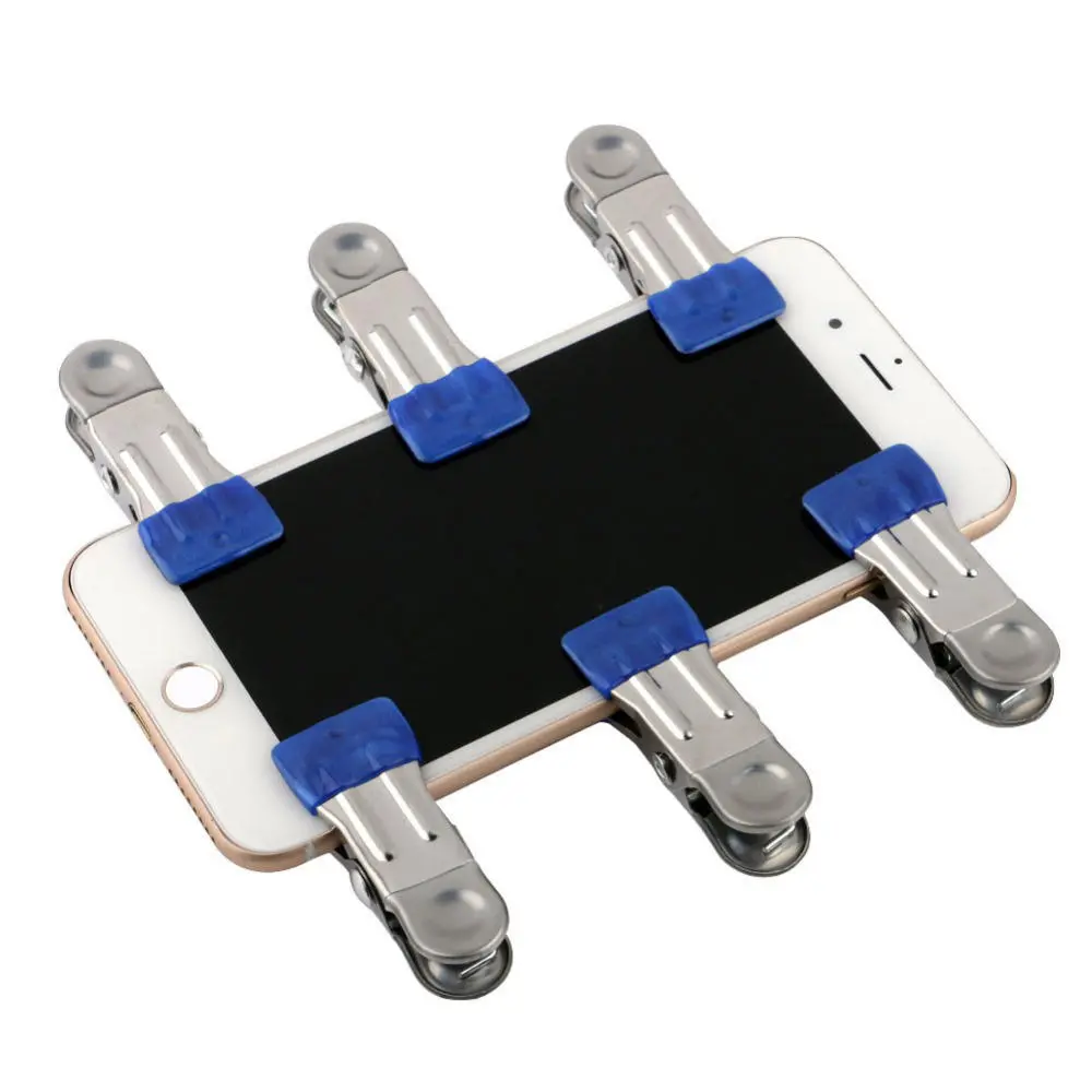 10Pcs Metal Clip Fixture - Fastening Clamp for Phone & Tablet LCD Screen Repair - Image 2