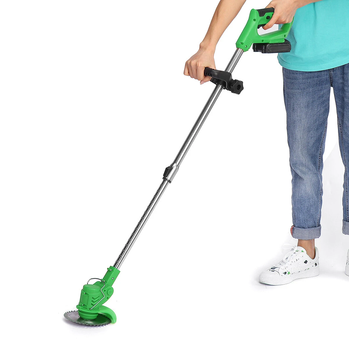 1800W Cordless Weed Cutter - Electric Grass Trimmer | 48VF w/Battery Option - Image 2