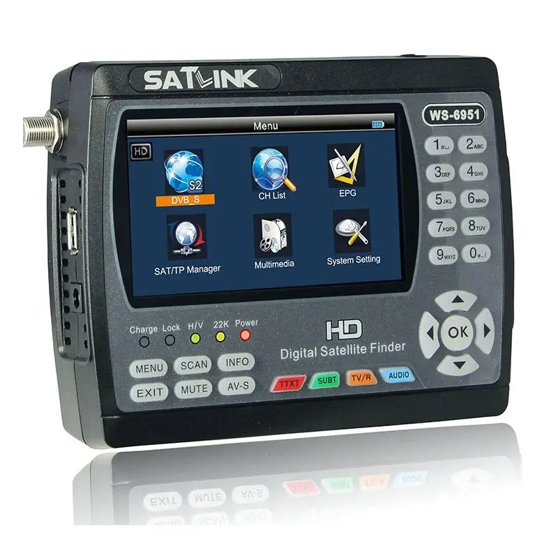 Satlink WS-6951 DVB-S2 HD Satellite Finder - MPEG4 Compliant with Backlight - Image 3