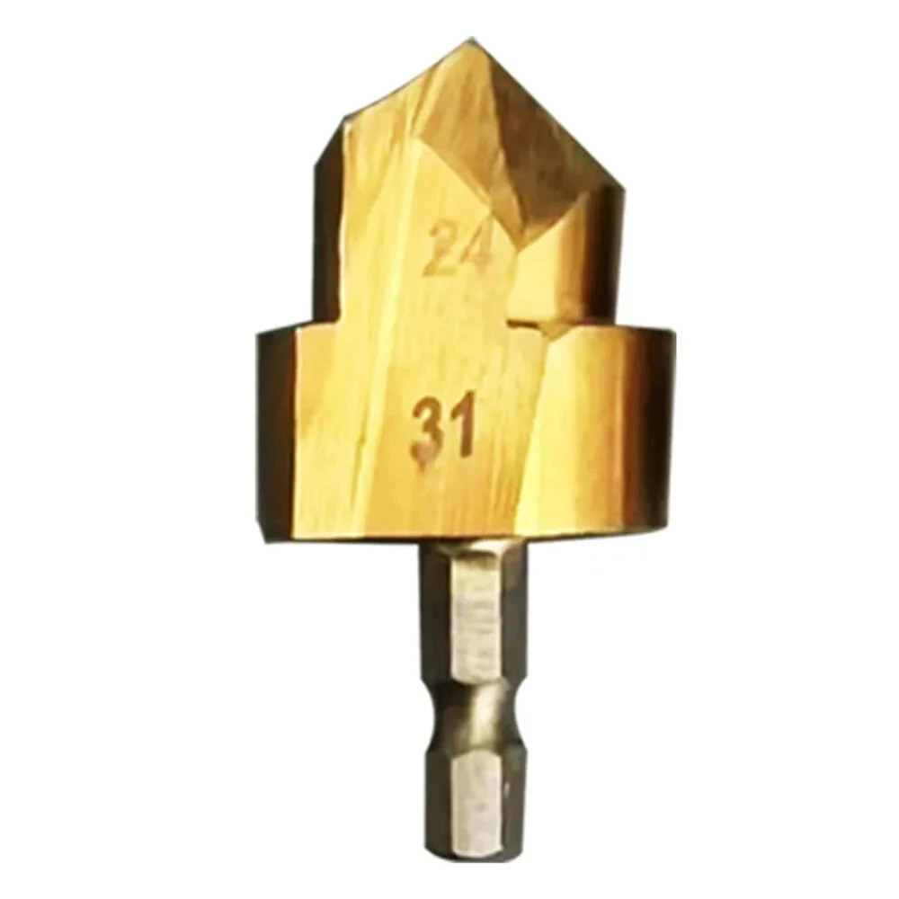 3PCS High-Speed Steel Countersink Drill Bits - 6.35mm Hex Shank | #20 #25 #32 - Image 2