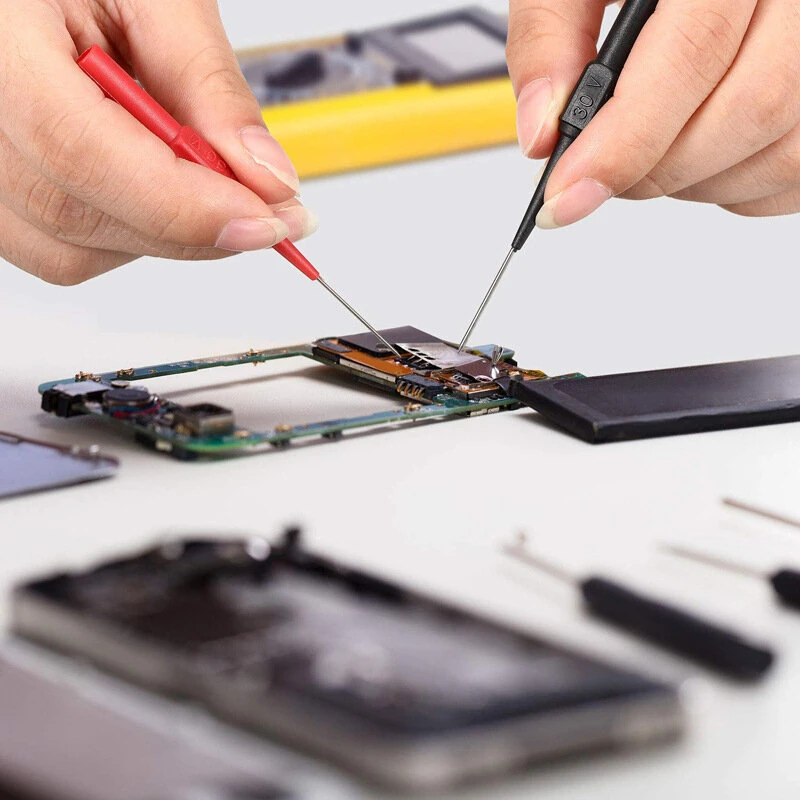 Multimeter Test Probe Needle Set | 4mm Banana Socket | ABS Stainless Steel Sharp Tips - Image 5