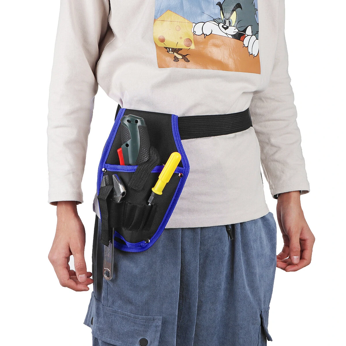 DEWALT Electric Drill Waist Bag - Tool Belt Pouch Holder for Wrench & Screwdriver - Image 2